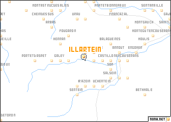 map of Illartein