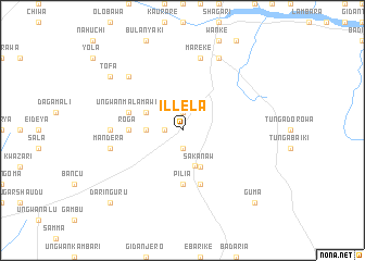 map of Illela