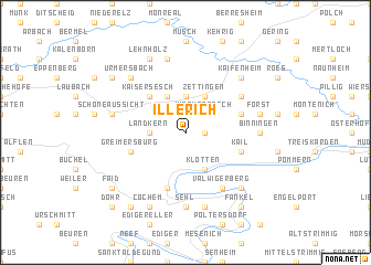 map of Illerich