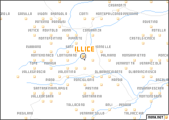 map of Illice