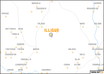 map of Illigué