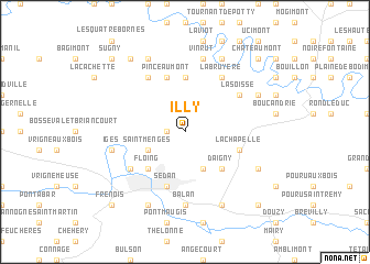 map of Illy