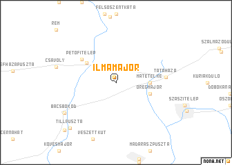 map of Ilmamajor