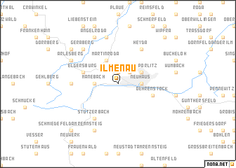 map of Ilmenau