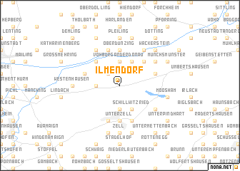map of Ilmendorf