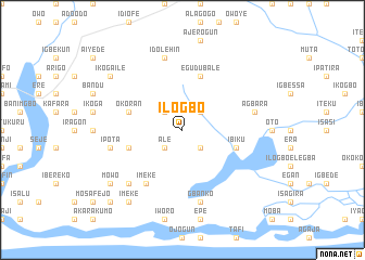 map of Ilogbo