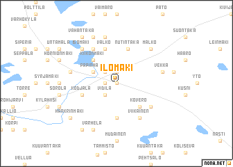 map of Ilomäki