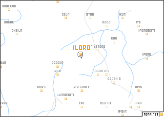 map of Iloro