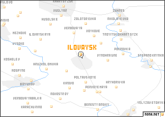 map of Ilovays\