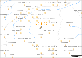 map of Il Ritiro