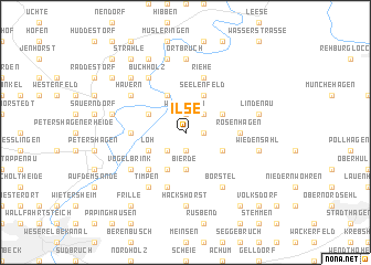 map of Ilse