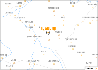 map of Īlsovan