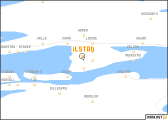 map of Ilstad