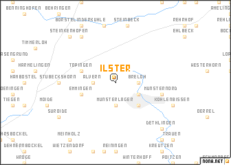 map of Ilster