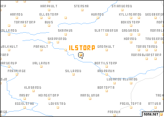 map of Ilstorp