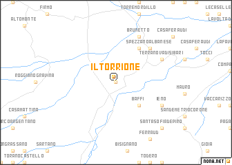 map of Il Torrione