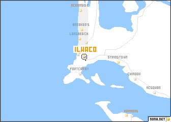 map of Ilwaco