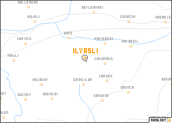 map of İlyaslı