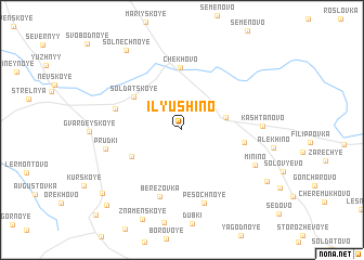 map of Ilʼyushino