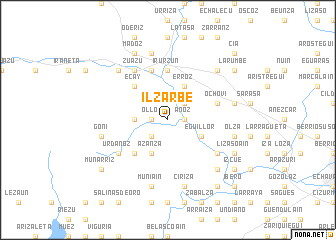 map of Ilzarbe