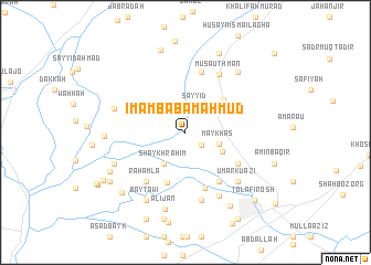 map of Imām Bābā Maḩmūd