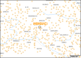 map of Imamovići