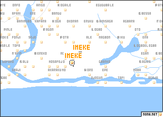 map of Imeke