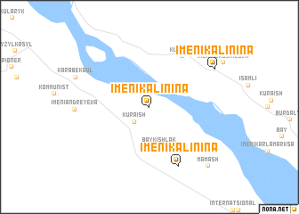 map of Imeni Kalinina