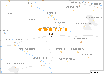 map of Imeni Mikheyeva