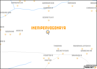 map of Imeni Pervogo Maya