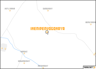 map of Imeni Pervogo Maya