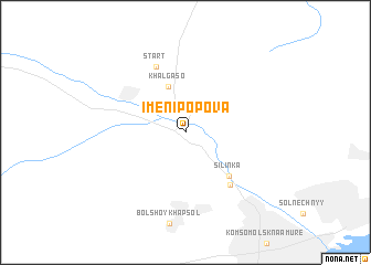 map of Imeni Popova