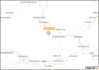 map of Imider