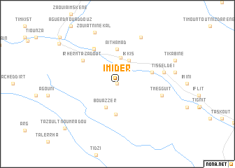 map of Imider