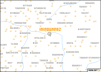 map of Imi nʼOumraz