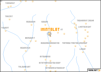 map of Imi nʼTalat