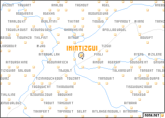 map of Imi nʼ Tizgui