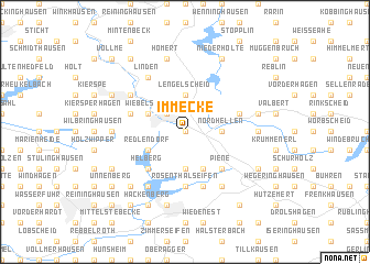 map of Immecke