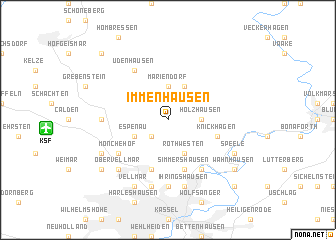 map of Immenhausen