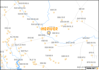 map of Imo River