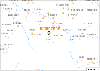 map of Imougzene