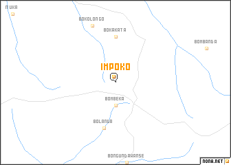 map of Impoko