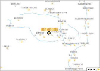 map of Imrhrane