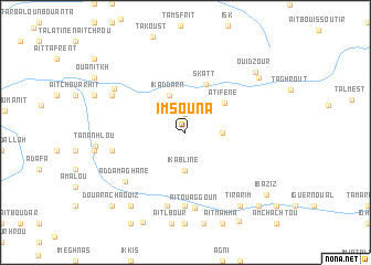 map of Imsouna