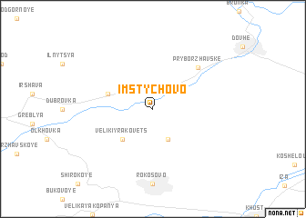 map of Imstychovo