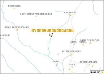 map of Imyŏngsu-rodongjagu