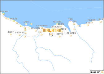 map of Inalatan