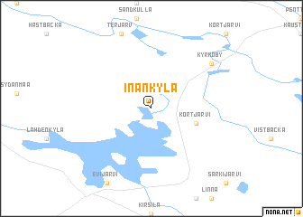 map of Inankylä