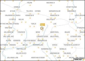 map of Iňa