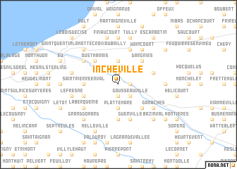 map of Incheville